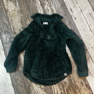 LIV Outdoor Sherpa Fleece Green 1/4 zip Pull Over. Women’s XS